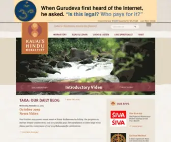 Himalayanacademy.com(Kauai's Hindu Monastery and Himalayan Academy) Screenshot