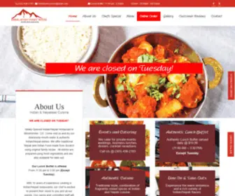 Himalayancurryhouse.net(Himalayan Curry House) Screenshot