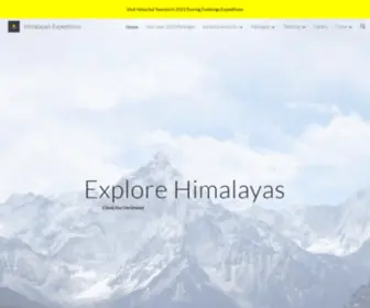 Himalayanexpeditionindia.com(Himalayan Expeditions) Screenshot