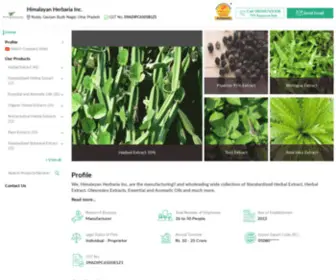 Himalayanherbaria.in(Himalayan Herbaria Inc) Screenshot