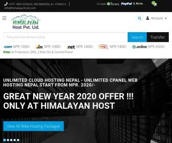 Himalayanhost.com(Himalayan Host) Screenshot