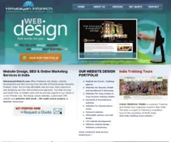 Himalayaninfotech.com(Freelance Web Design) Screenshot