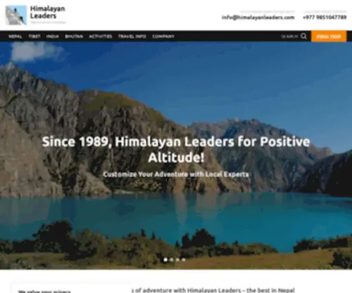 Himalayanleaders.ch Screenshot