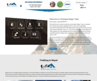 Himalayanmagictreks.com(Trekking in Nepal) Screenshot