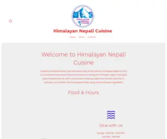 Himalayannepalicuisine.com(Himalayan Nepali Cuisine) Screenshot