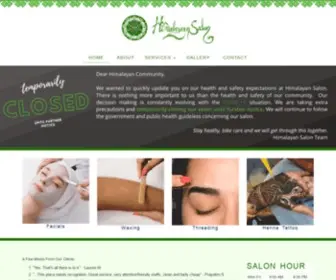 Himalayansalon.com(Eyebrow Threading NYC) Screenshot