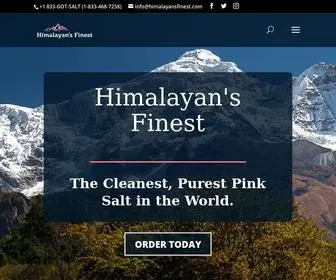 Himalayansfinest.com(Himalayan's Finest Pink Salt) Screenshot