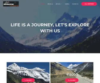 Himalayantourismo.in(Complete details about all treks of Uttrakhand) Screenshot