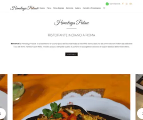 Himalayapalace.com(Himalaya Palace ristorante indiano a Roma) Screenshot