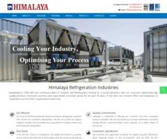 Himalayaref.com(Himalaya Refrigeration) Screenshot