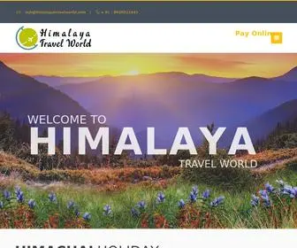 HimalayatravelWorld.com(Himalaya Travel World) Screenshot