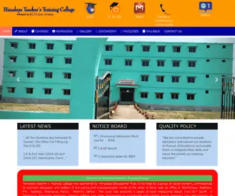 Himalayattc.com(Himalaya Teacher's Training College in Dhanarua) Screenshot