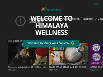 Himalayawellness.com(Himalaya drug company) Screenshot