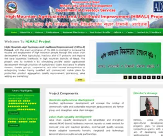 Himali.gov.np(HIMALI Projects) Screenshot