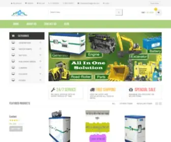 Himaltradelink.com.np(Kirloskar Generators and Engines Sales) Screenshot