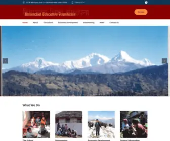 Himanchal.org(Himanchal Education Foundation) Screenshot
