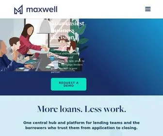 Himaxwell.net(Changing mortgage solutions for America's local lenders) Screenshot