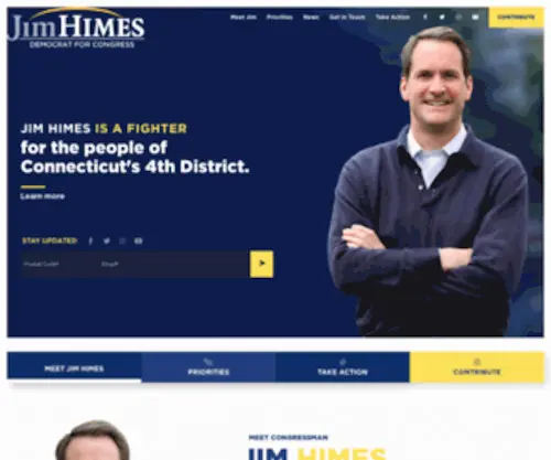 Himesforcongress.com(Jim Himes for Congress) Screenshot