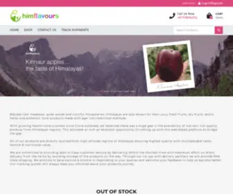 Himflavours.com(Offering Highest Quality Himachal & Kinnaur Apples) Screenshot