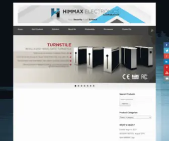 Himmax.com(Your Security is our Science) Screenshot