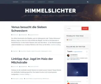 Himmelslichter.net(Von Jan Hattenbach) Screenshot