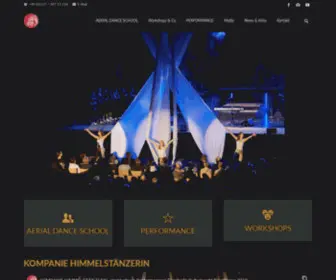 Himmelstaenzerin.de(Vertikaltuchartistik) Screenshot