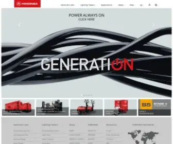 Himoinsa.com(Generator Sets) Screenshot