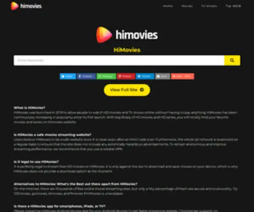 Himovies.top(Watch Full Movies Online) Screenshot