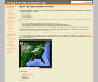 HimpactwXlab.com(Purdue High Impact Weather Lab) Screenshot