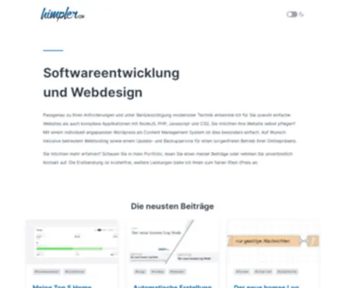 Himpler.com(Stefan Himpler) Screenshot