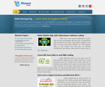 Himset.com(Make your Website) Screenshot