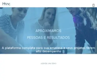 Hinc.com.br(Inteligência para a Indústria da Construção) Screenshot