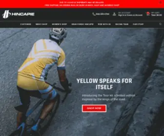 Hincapiecustom.com(Cycling Jerseys) Screenshot