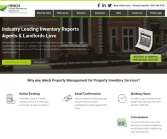 Hinchpm.com(Hinch Property ManagementLeading Property Inventory Services) Screenshot