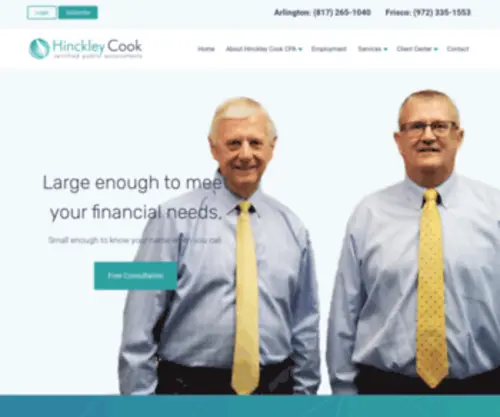 HinckleycPa.com(Hinckley Cook PC) Screenshot