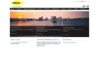 Hincol.com(Bitumen Emulsion) Screenshot