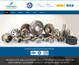 Hindgear.com(Industrial Gear Manufacturer in India) Screenshot