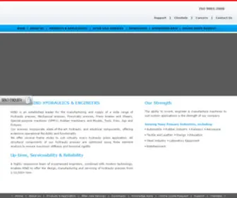 Hindhydraulics.com(Hydraulic Presses) Screenshot