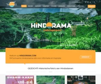 Hindorama.com(Hindoestaanse nieuws) Screenshot