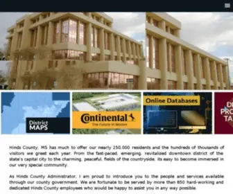 Hindscountyms.com(Hinds County) Screenshot