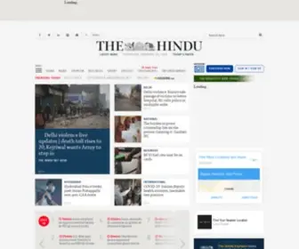 Hindu.com(The Hindu) Screenshot