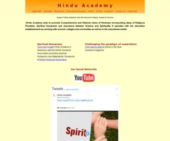 Hinduacademy.org(Hindu Academy) Screenshot