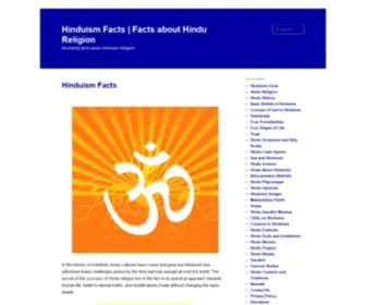 Hinduismfacts.org(Hinduism Facts) Screenshot