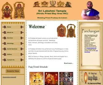 Hindupriestbayarea.com(:: Welcome ::) Screenshot