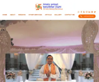 Hindupriestketuljoshi.co.uk(Ketulbhai Joshi) Screenshot