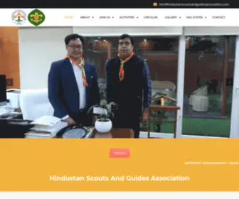 Hindustanscoutsandguidesassociation.com(Hindustan Scouts & Guides Association) Screenshot