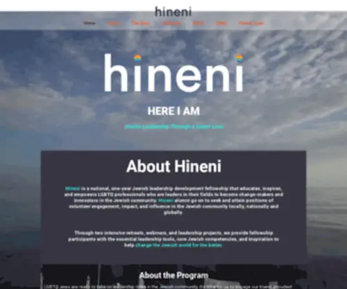 Hineni-Fellowship.org(Hineni) Screenshot