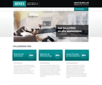 Hines.co.nz(Electrical Services Auckland) Screenshot