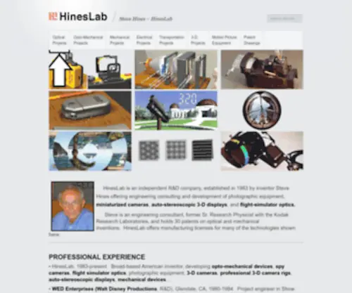 Hineslab.com(Steve Hines) Screenshot