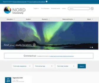 Hinesna.no(Nesna University College) Screenshot